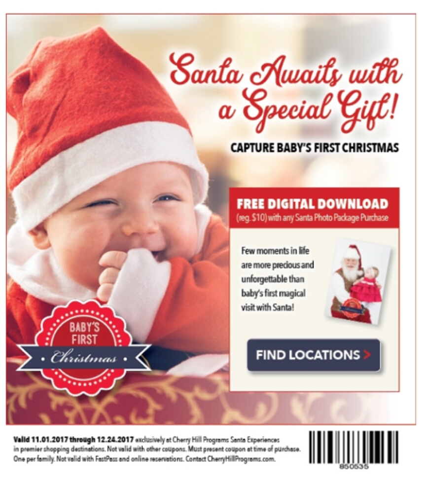 Santa Photo Package Free Digital Download Palisades Center