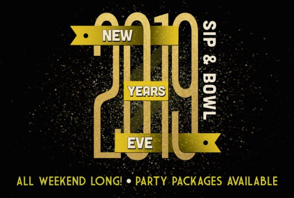 Sip & Bowl at Lucky Strike! Party packages available all weekend long! 