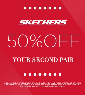SHOP SKECHERS BOGO 50% OFF FOOTWEAR 