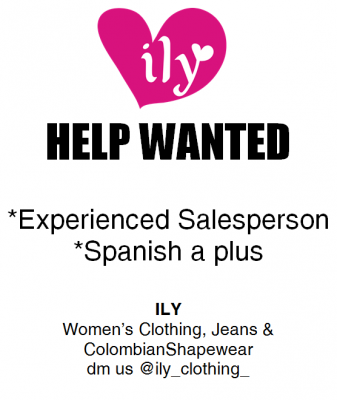Ily Help Wanted