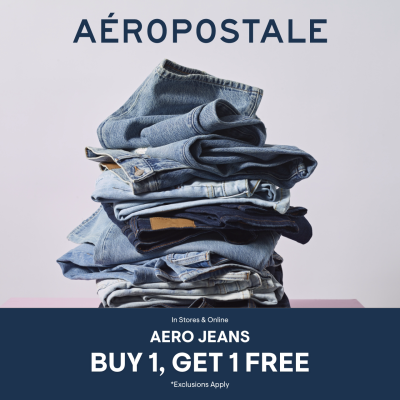 Aeropostale Campaign 4 Buy 1 Get 1 Free Jeans Shop Now EN 1280x1280 1
