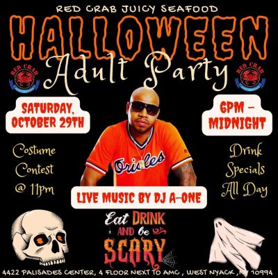Red Crab Halloween Adult Party