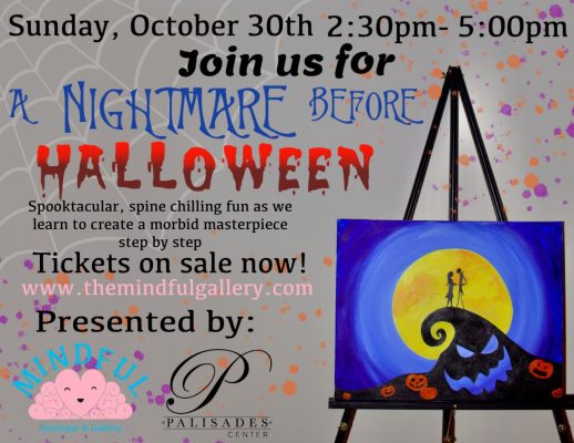 Nightmare Before Halloween Paint & Sip Event