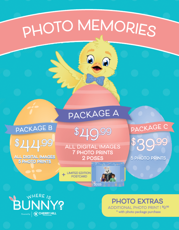 Easter Bunny 2023 Photo Pricing revised