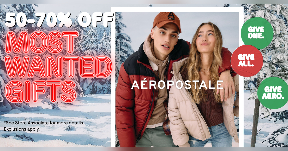 Aeropostale Campaign 154 Most Wanted Gifts EN 1200x630 1