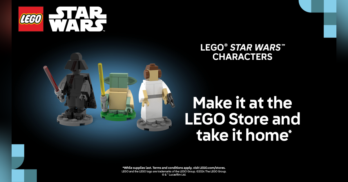 LEGO Campaign 41 Build a LEGO® Star WarsTM character and take it home with you EN 1200x630 1