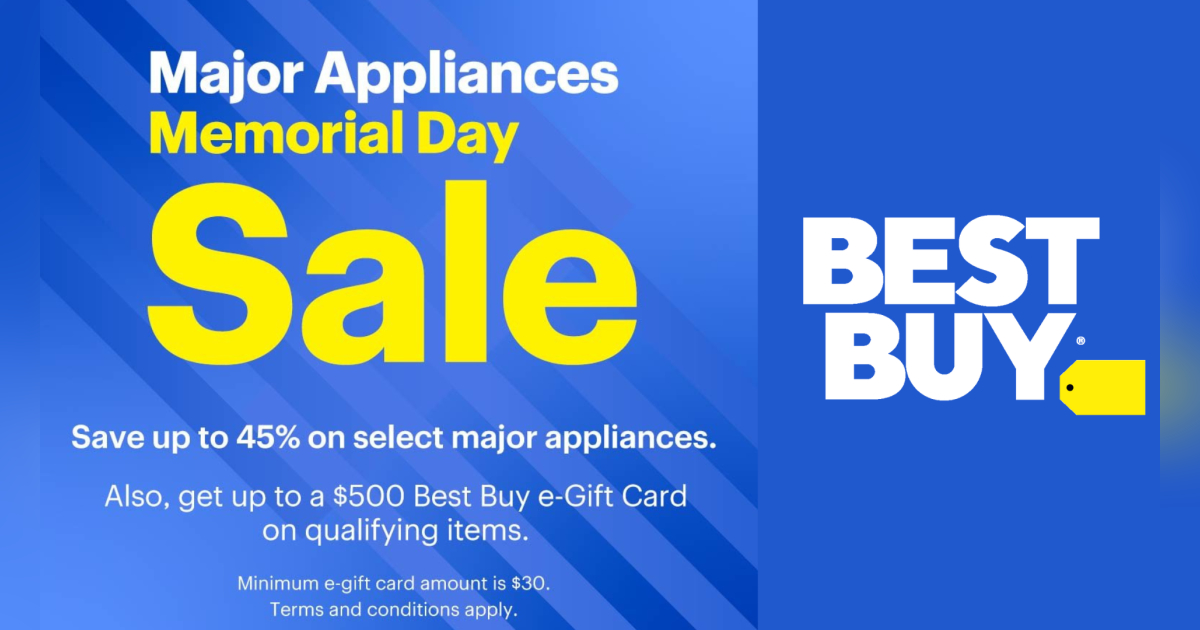 Best Buy Campaign 4 Major Appliances Memorial Day Sale EN 1200x630 1